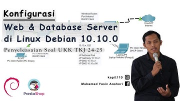 Konfigurasi Web Server dan Database Server di Linux Debian 10.10.0 | Penyelesaian UKK TKJ 2024-2025