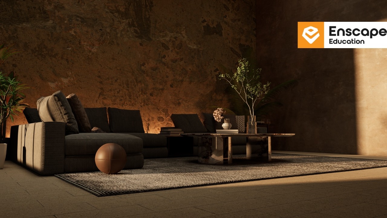 This Living Room is 100% Rendered in Enscape! 😍 | Ultra Realistic ...