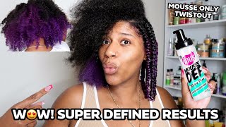 Mousse Only Twist Out on Dry Natural Hair | The Doux Don't Miss!