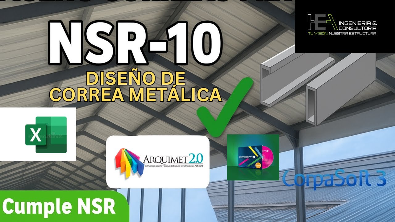 Cómo diseñar correas metálicas para cubiertas livianas | NSR-10