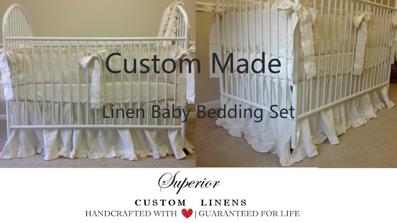 custom made crib bedding sets
