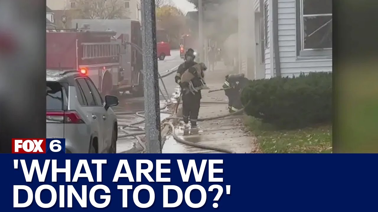 Bay View duplex fire, family displaced | FOX6 News Milwaukee - YouTube