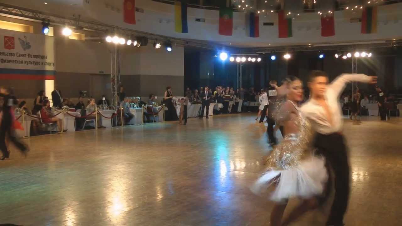 Governor Cup 2013 WDSF Open Junior-II Latin Final (Sa) ballroom dancing