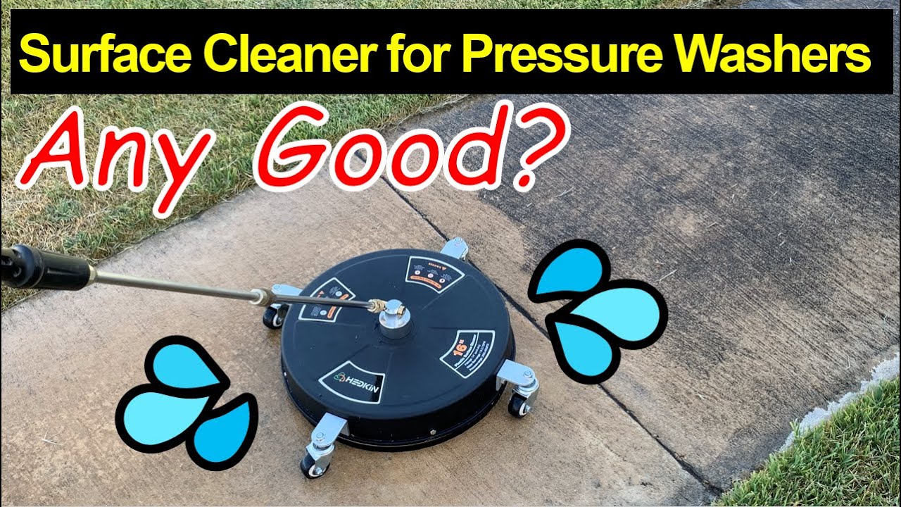Game Changer! Hedkin 16-Inch Pressure Washer Surface Cleaner