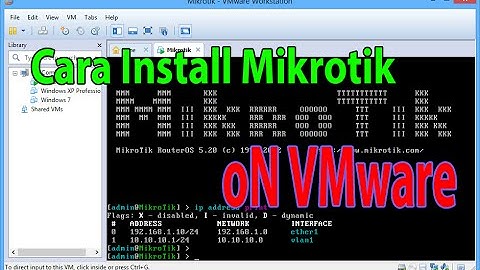 Belajar Mikrotik Dasar Install Menggunakan VMware #MK1
