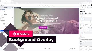 Discover Mosaic builder for WordPress—Overlay for Background