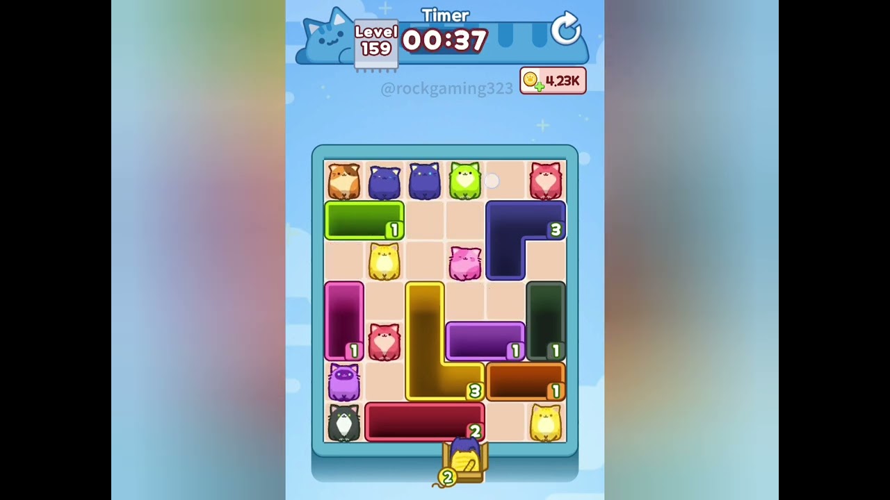 Drop the Cat! Level 159 Walkthrough