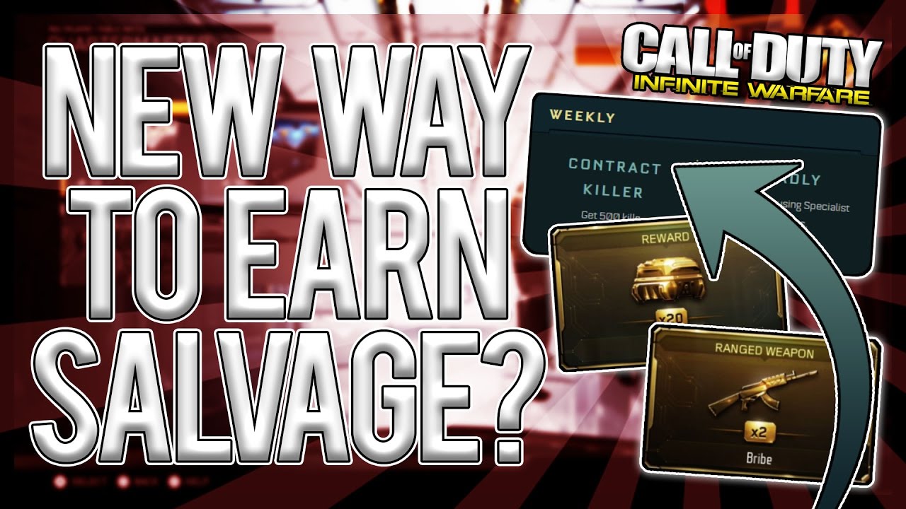 NEW WAY TO EARN SALVAGE AND KEYS? [Infinite Warfare Contracts]