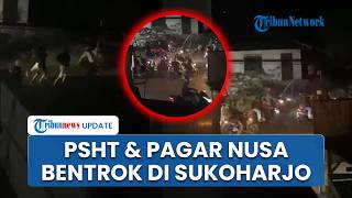 Detik-detik Bentrok PSHT-Pagar Nusa di Sukoharjo: Massa Capai 500 Orang, Rumah Warga Dilempari Batu screenshot 3