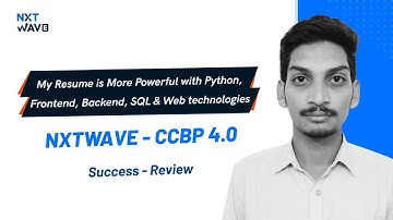 😀 How NxtWave Intensive 2.0 Program Propelled Me to IT Career Success | Pavan