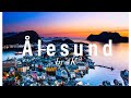 Ålesund in 4K/ Beautiful Drone fotage from Northwest Norway/ Relaxing music