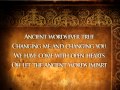Ancient Words (lyrics)