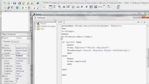 Delphi   if else yapısı