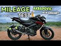 Mileage Test On Akrapovic R1M Exhaust In NS200 (Telugu)