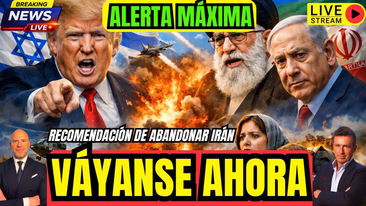 DIRECTO URGENTE. LA GUERRA SE PREPARA. ORDEN DE ABANDONAR IRÁN. RUSIA UCRANIA TRUMP NETANYAHU