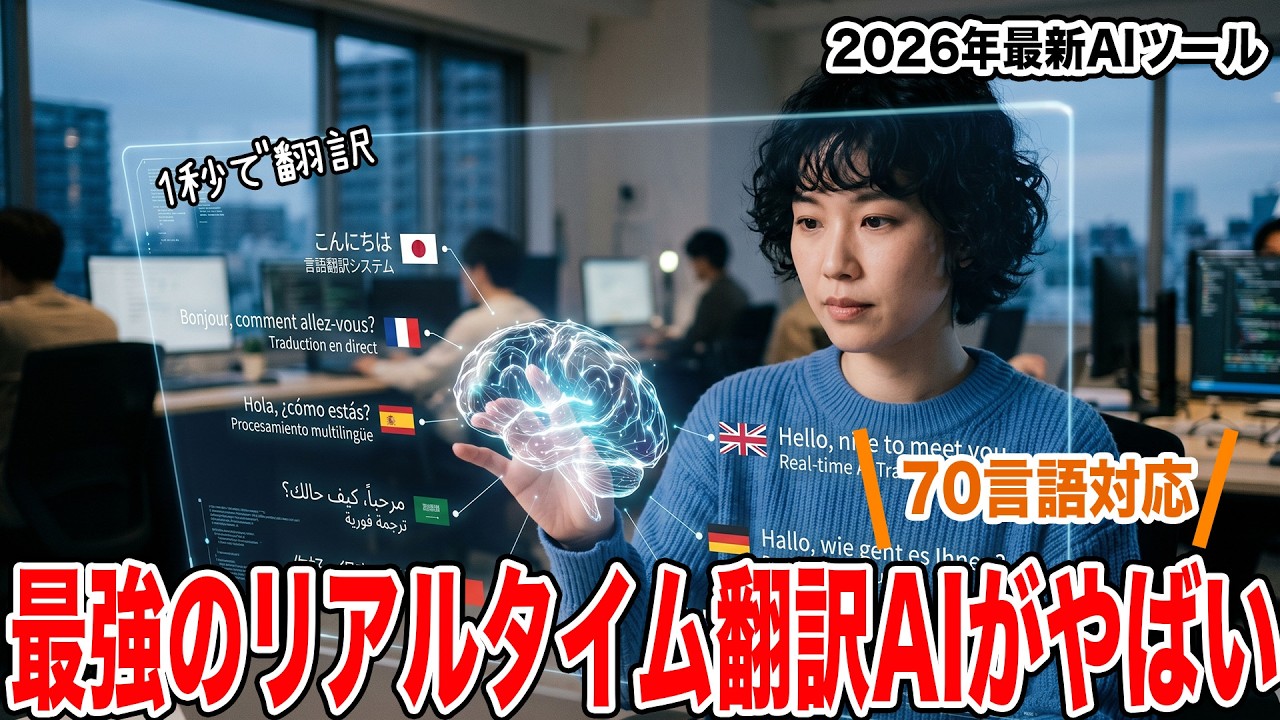 世界最高クラスのリアルタイム翻訳AIがやばい