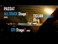 Golf GTI Stage2 vs Passat Alltrack k04 vs Tiguan k04