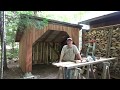 Building a wood shed at our off grid cottage Building a wood shed at our off grid cottage