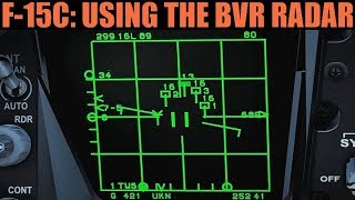 F-15C Eagle: BVR Radar (Search, Lock & IFF) Tutorial | DCS WORLD screenshot 2