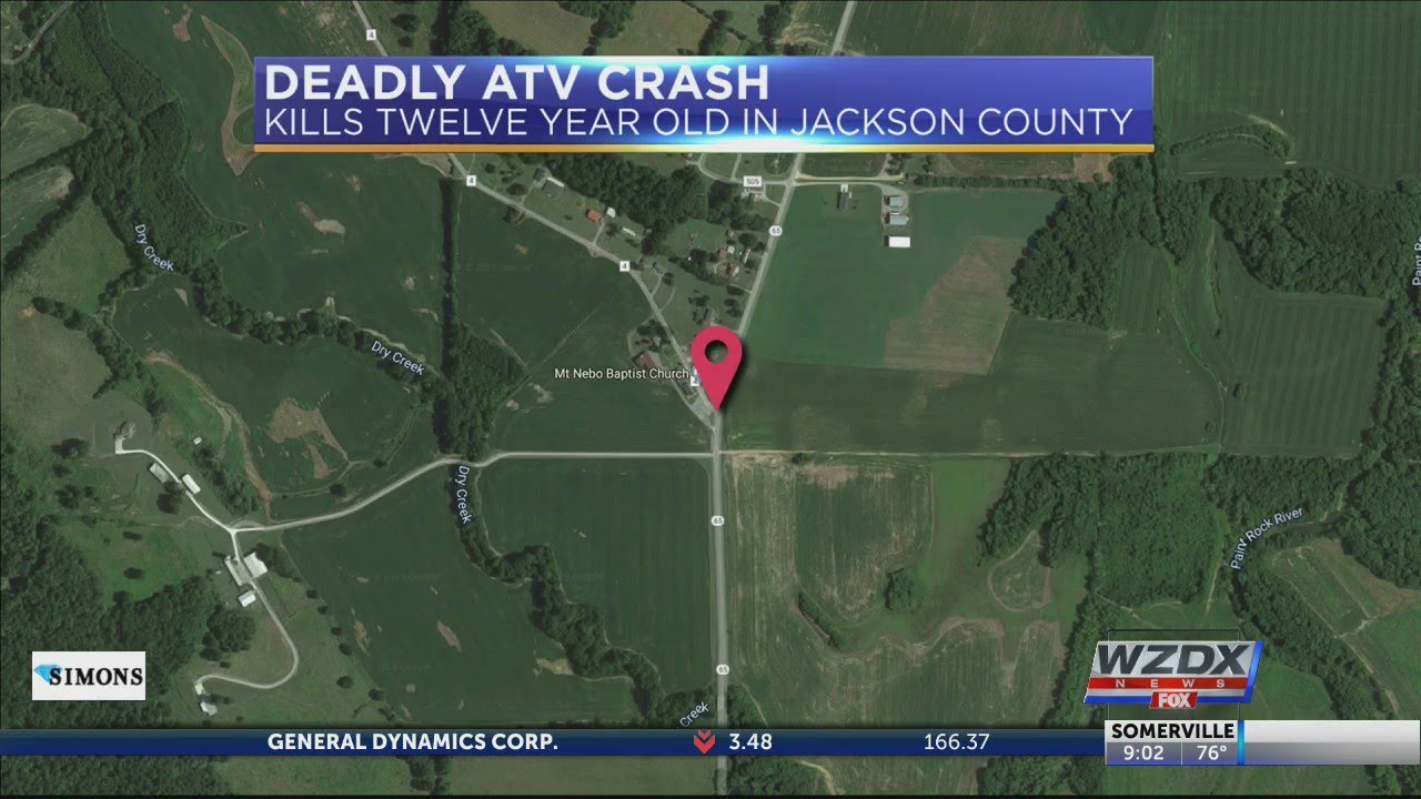 Deadly ATV crash kills Jackson County teen - YouTube