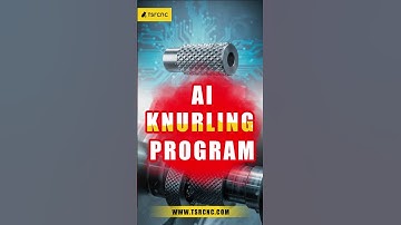 Ai Knurling program 😱 TSR CNC Calculator App #cncprogramming  #shorts