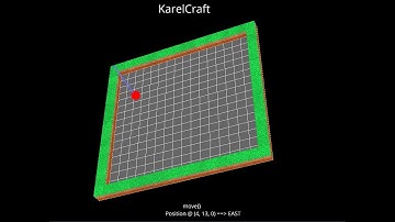 KarelCraft: Karel + Minecraft-like Environment with Ursina (Panda3D)