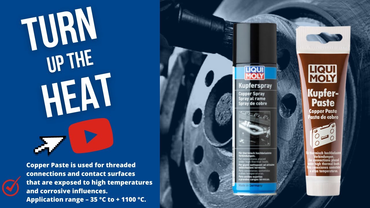 Where and how to use the Liqui Moly Copper Paste/Spray - Ep 35