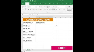 How to Use LOWER Function in Excel | Excel Shorts | #shorts #Excelhurdles