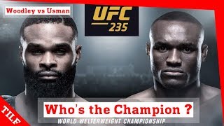 Woodley vs Usman - The Epic Welterweight Fight