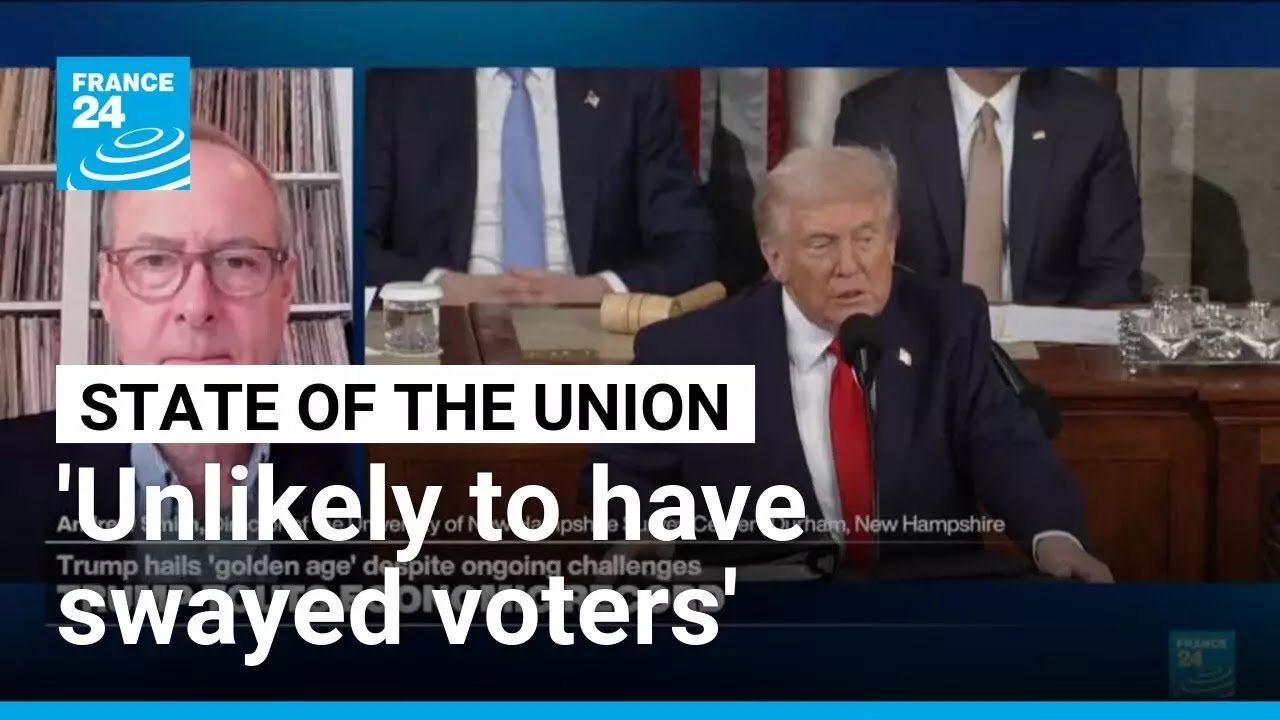 State of the Union: Trump's speech 'not likely to sway people one way or the other' • FRANCE 24