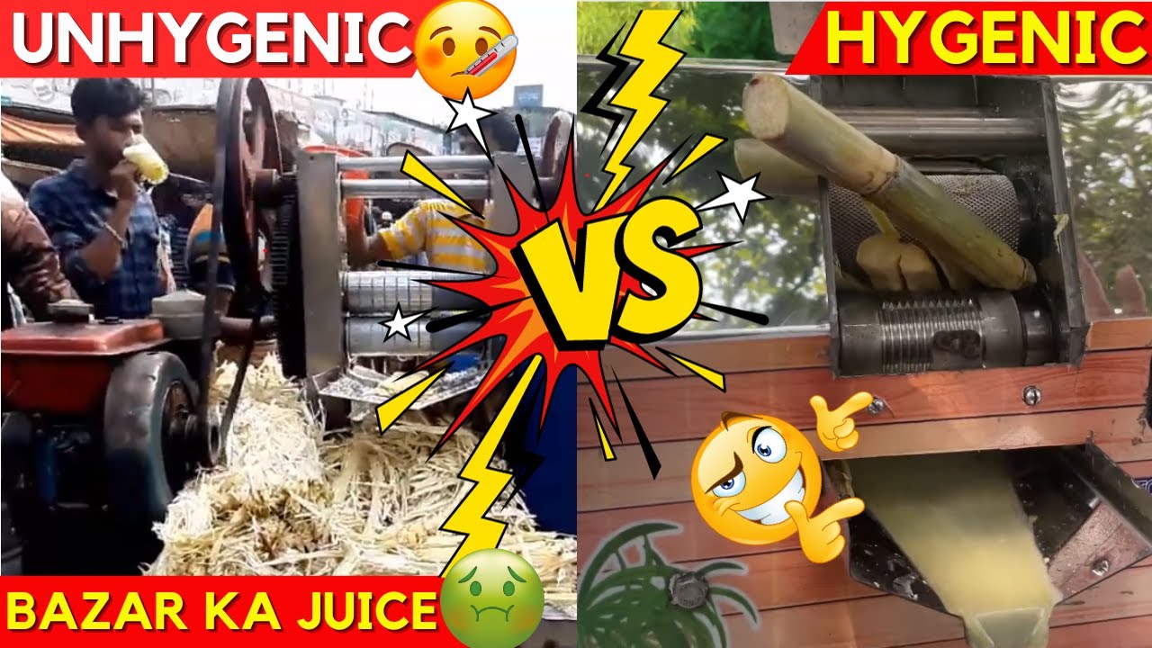 UNHYGENIC vs HYGENIC | Sugarcane Juice🍹Machine | Coconut water | Business Idea 2023