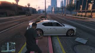 Grand Theft Auto V Another try short video just try escape police