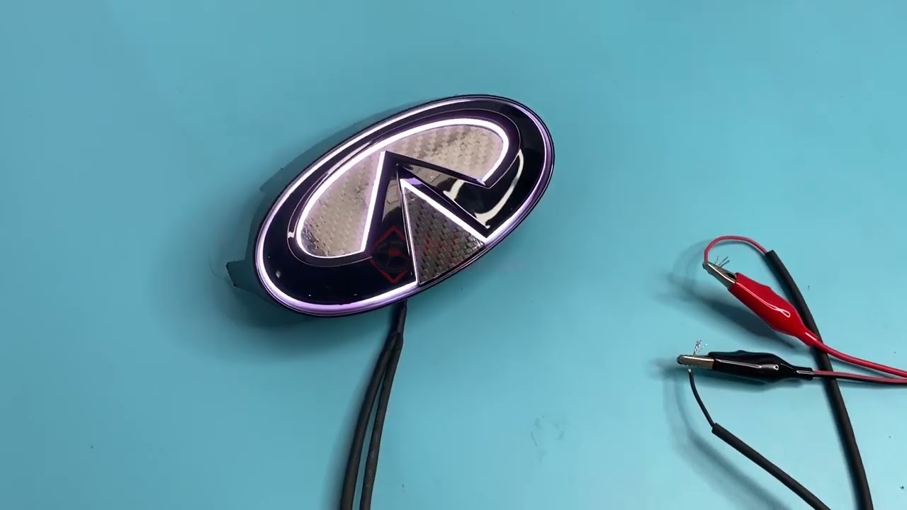 Led Infiniti Emblem for G25, G35, G37, G37X, Q40 YouTube