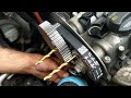 VW GOLF MK5 Timing Belt, Water Pump, Tensioner Replacement (1.4 Petrol)