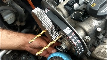 VW GOLF MK5 Timing Belt, Water Pump, Tensioner Replacement (1.4 Petrol)