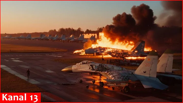 The SBU struck two Russian Su-27 aircraft with drones at Belbek airfield in Crimea