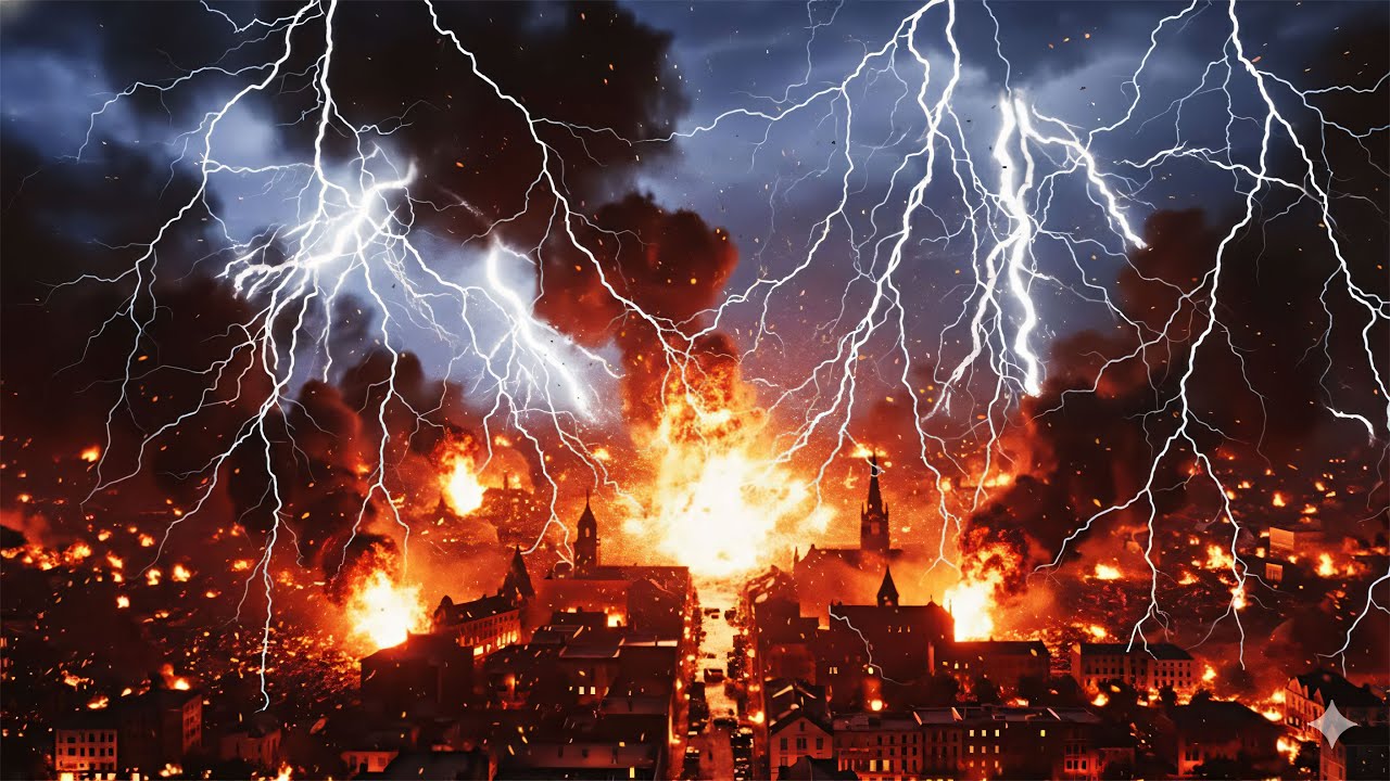 20 MINUTES OF FEAR: Mega-Lightning Strike ERASES US Town (Hyper-Realistic Disaster Simulation)