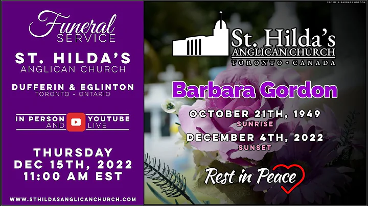 Barbara Gordon Funeral Service