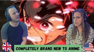 Utterly Clueless Couple Watch Anime For The First Time | Demon Slayer - Tanjiro vs Rui FIGHT SCENE