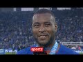 Best feeling in the world  wes morgan after winning the premier league with leicester