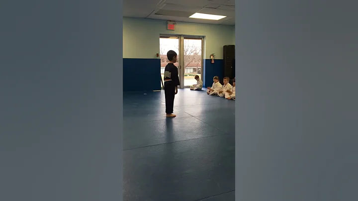 Adam at karate