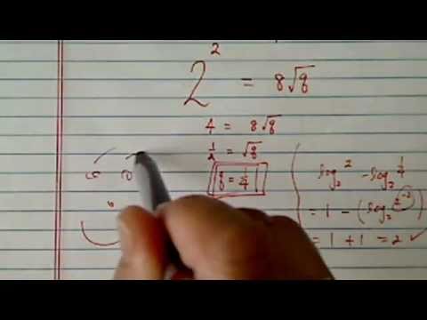 *Log & Exponential Equations:  log base 2 8q - log base 2 root q = log base 3 9
