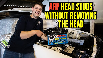 How To Install ARP Head Studs Without Removing The Cylinder Head  - RB25 NEO | R34 Build e.p 8