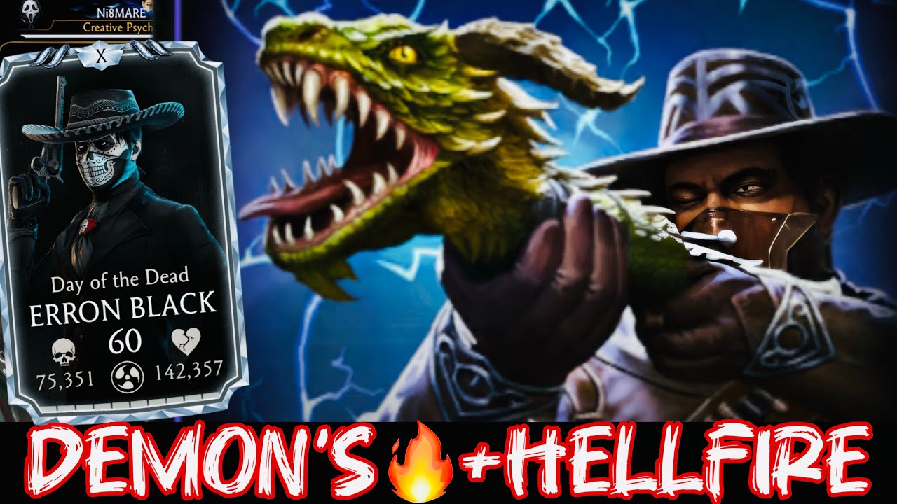 Tsukumogami Demon's Fire + Hellfire Blade🔥Combination | The Krypt Khaotic Gameplay MK Mobile