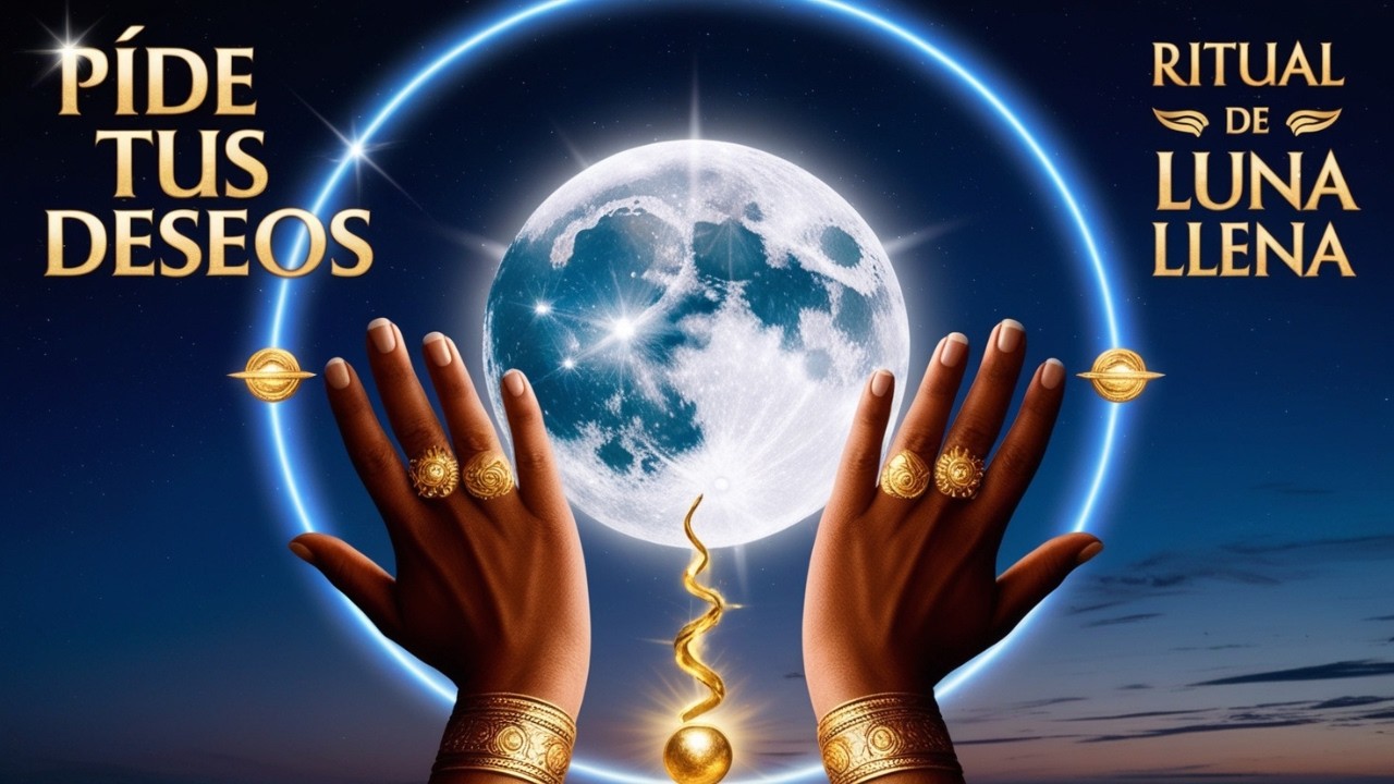🌕 Ritual para LUNA LLENA Pide tus DESEOS | RITUAL de LUNA LLENA - YouTube