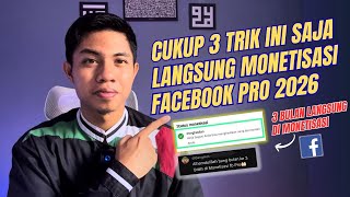 FB PRO⁉️PASTI LANGSUN DI MONETISASI TAHUN 2026 
