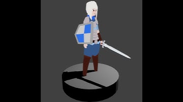 Knight Low Poly