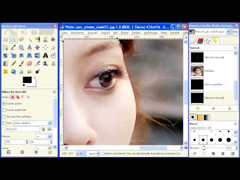 GIMP Videotutorial: Farben in Fotos ändern Teil 1 - YouTube