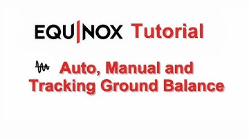 Minelab Equinox How to auto, manual and tracking ground balance