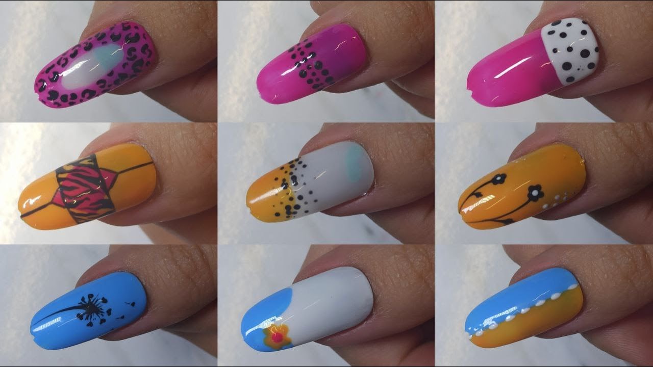 дизайн ногтей на короткие ногти 2023 | Мастер-класс по дизайну коротких ногтей